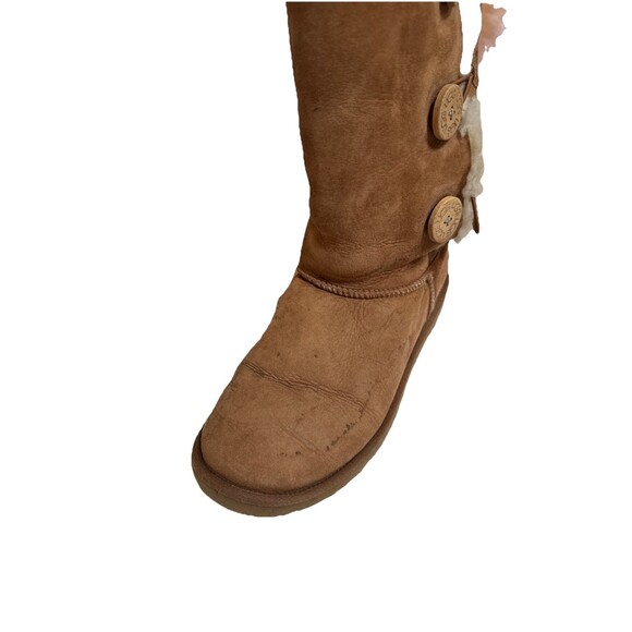 UGG Bailey Button Triplet II Boot Chestnut – 9 US UK 7.5 - Picture 2 of 13